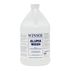 Winsol Aluma Wash Heavy Duty Cleaning Solution for Aluminum Floors & Surfaces with Special Inhibitors