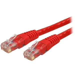 StarTech 5 FT RED MOLDED CAT6 UTP PATCH CABLE - ETL VERIFIED