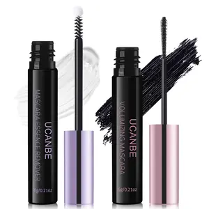 UCANBE Volumizing Mascara & Eyelash Remover Gift Set - Waterproof, Smudge-Proof Long-Lasting Black Mascara & Nourishing Lash Remover Eye Makeup Kit- Ideal Travel Companion, Gentle for Sensitive Eyes