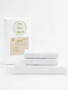 LANE LINEN Fitted Sheet, 100% Organic Cotton, Percale Weave, Ultra Soft, Breathable,Fits Mattress Up to 15" Deep, Perfect Fit, Organic Cotton Sheet Set