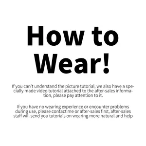 【Don't buy -How to wear a ponytail】We have only made tutorials for wearing ponytails in the form of pictures and videos.