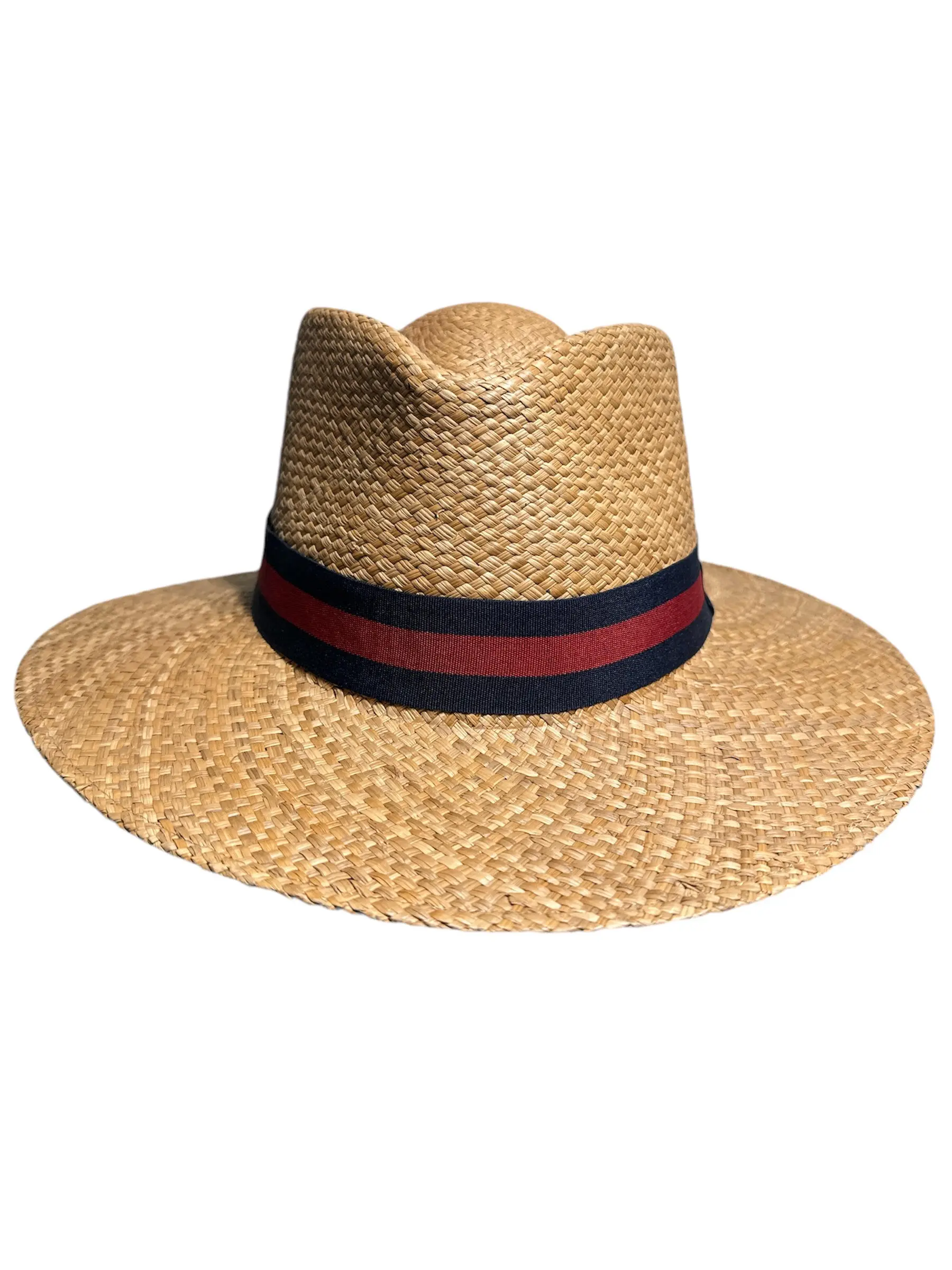 Handmade Australian Straw Hat | Unisex Wide Brim for Sun Protection