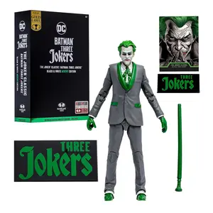 DC Multiverse Batman: Three Jokers Action Figure | Joker BW Accent Edition
