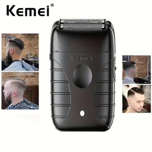 Kemei T95 Barber Foil Shaver Men Electric Razor for Bald Head Cordless Smooth Shaving Machine Close Shave Beard Trimmer Gifts