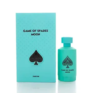 GAME OF SPADES MOON Perfume - Aqua Spade design, spiritKeyDown, murassic, Afr Para Guests - Carnation