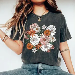 Boho Chic Wildflower Floral T-Shirt
