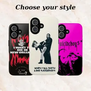 $uicideboy$ G59 “Grey Day” Phone Case, Rap Merch Aesthetic, Tough Shockproof Protective Cover, Fan Gift, Compatible with iPhone 11-17 Pro Max/Plus and Samsung Galaxy S23-25