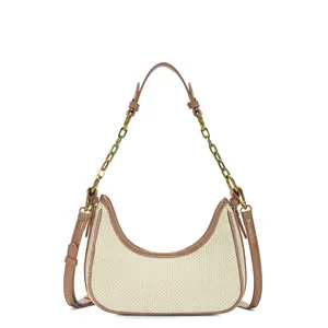Soraya Straw Shoulder Bag