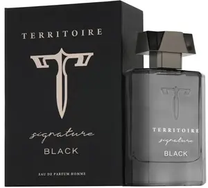Territoire Signature Black Eau de Parfum – 100ml (3.4 fl oz) – Long-Lasting Bold Woody Spicy Fragrance for Men