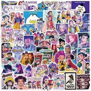 60Pcs K-POP Witch Girl Group Stickers Waterproof Vinyl Graffiti Decal DIY Decor for Water Bottle Phone Case Guitar Laptop