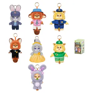 【TOPTOY】Disney Zootopia New Journey Series Plush Keychain Blind Box, Cute Figures, Bag Pendant, Collectible Toys, Birthday & Holiday Gift