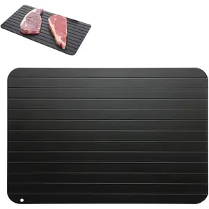 Defrosting Plate,Quick Defrosting Tray for Frozen Meat Defrost Plate Thaws Meat and Frozen Food Defrosting, for Fish, Meat, Poultry, Medium
