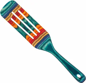 Baltique Montego Bay Collection 13" Wooden Spurtle Kitchen Tool, Spurtle Spatula Cooking Utensil, Safe for Nonstick