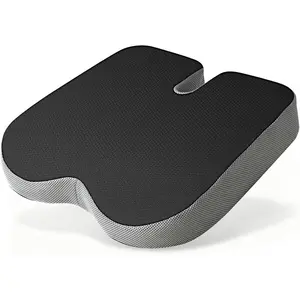 X-Large Seat Cushion, Office Chair Cushion for Tailbone Pain Relief, Sciatica & Back Pain, High-Density Foam Wheelchair Cushions, Great for Long Sitting Office Workers