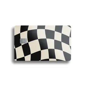 Wavy Checkerboard Card Skin Wavy Checkerboard Card Skin