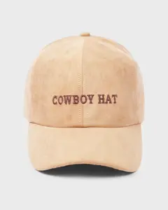 Suede "Cowboy Hat" Baseball Cap