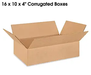 Corrugated Cardboard Storage Boxes, Case of Uline Packing Shipping Box