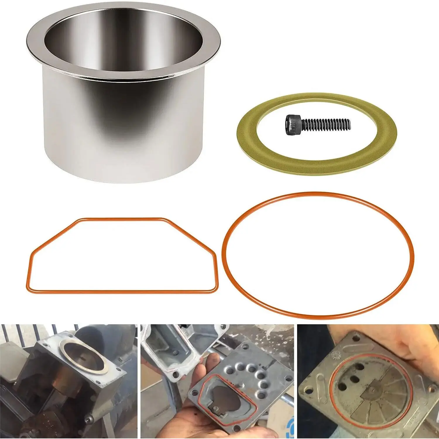 Air Compressor Cylinder Sleeve and Compression Ring Kit K-0650 for Craft-sman