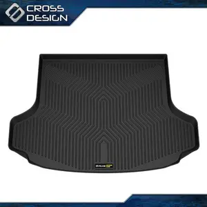 CROSSDESIGN Rear Trunk Mat Fit For 2023 2024 Honda HR-V HRV TPE All Season Cargo Liner  Upgraded Version