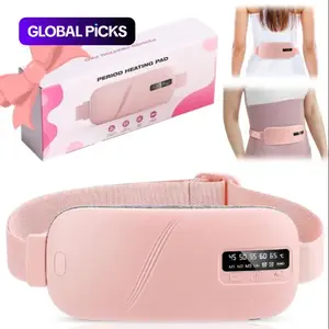 Menstrual Portable Multifunctional Heating Pad Waist Massager, 5-level Hot Compress & 4-level Vibration Waist Belt, Stomach Heating Pad, Women's Personal Care Appliances for Home & Travel #GLOBAL PICKS