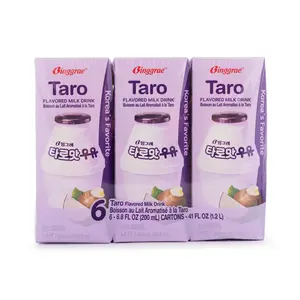 Binggrae Milk Drink, Taro Flavor 6ct  1 each