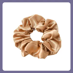 Semuer 1 Piece Silk Satin Hair Ties Ponytail Holder