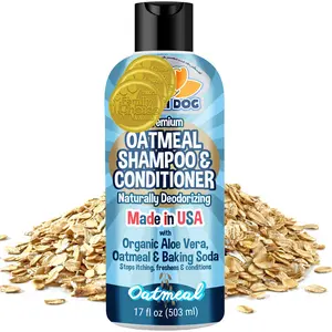 Bodhi Dog Oatmeal Shampoo & Conditioner | Naturally Deodorize Pets with Organic Ingredients | Soothes and Moisturizes Dry, Itchy Skin | Made in USA