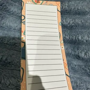 Lined nurse notepad