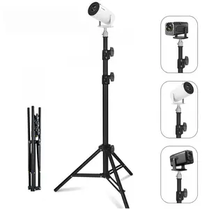 NEW Portable Projector Stand, 74.8inch，1 Count Sturdy Floor Mount for Home and Office, Easy To Assemble and Multi-angle Adjustment Projector Tripod, Adjustable Mount Bracket，Suitable for floor-mounted cameras and projectors