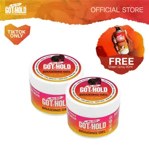 All Day Got Hold | Two Braiding Gel | 2 Braiding Gel + Sheen Spray 80 Free Gift | styling gel Hair 4c hair styling gel Hair