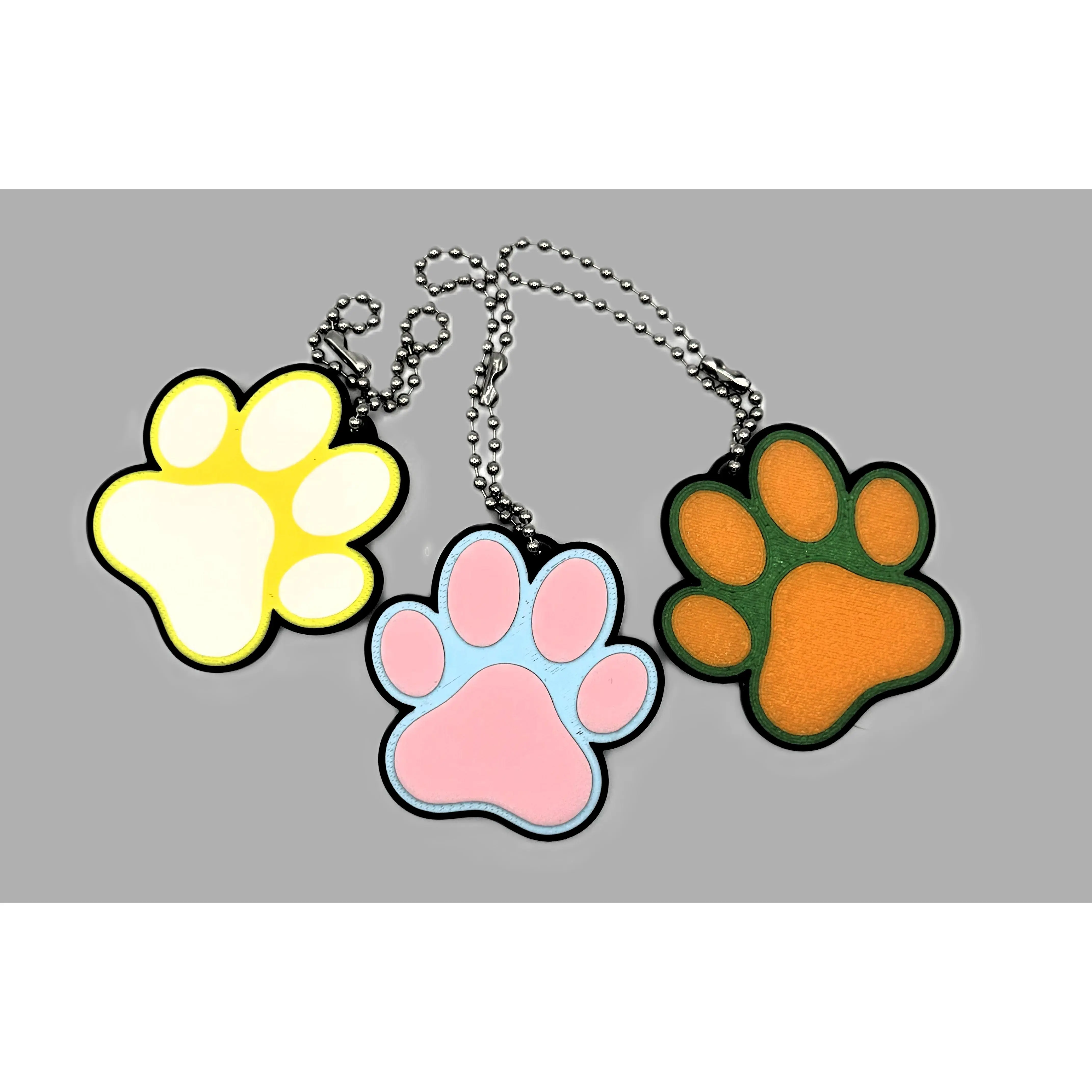 Puppy Paw Keychain