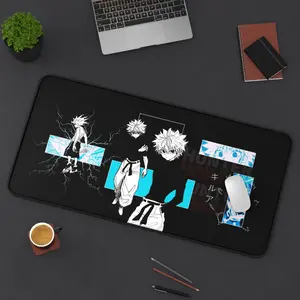 Hunter x Hunter Anime Desk Mat – Killua Zoldyck HXH Anime Mousepad – Large Gaming Mat for Anime Fans Game room E Sport Decor