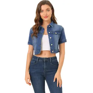 Casual jacket short sleeved denim jacketRAIMENTRY
