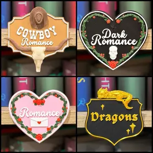 Bookshelf Library Signs, Genre Dividers, bookshelf Decor, book dividers