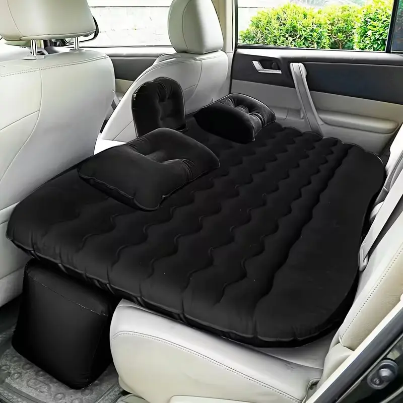 Car Backseat Inflatable Airbed - Easy-Inflate Camping Gear for SUVs, Sedans - Ideal for Holiday Road Trips, Party Gift Option