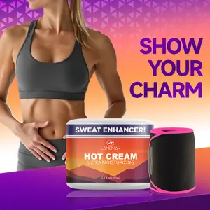 Men's and Women's Abdominal Trainer with Free Smooth Belly Firming Cream - Sweat Band Waist Trainer Belt for High Intensity Training and Gym Workouts, Universal Adjustment Size - Pink