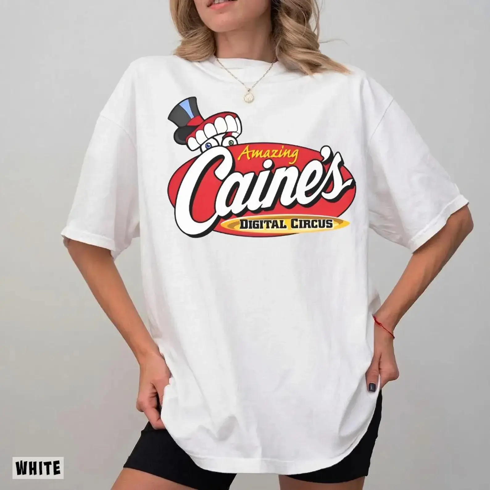 Comfort Colors Caine Shirt - The Amazing Digital Circus Shirt,Tadc Shirt,Tadc Sweatshirt,Caine Sweater,Tadc Last Act Shirt, Comfort Colors "Amazing Caine's" Digital Circus Graphic Tee, Retro Fast Food Parody Pepper T-Shirt