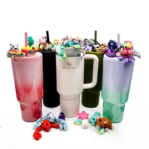 Sip Sidekicks – 3D Printed Straw Toppers for Tumbler Cups | Pocket-Sized Straw Buddy Accessories