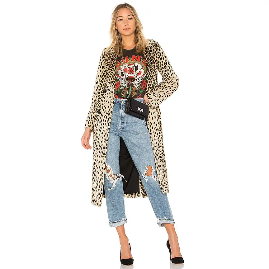 House of Harlow 1960 x REVOLVE Perry Faux Fur Coat in Leopard