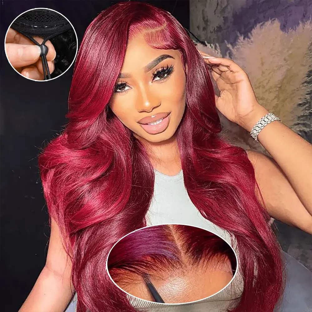 99J Burgundy-Body Wave