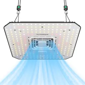 VIVOSUN AeroLight A100, Tunable Spectrum, LED Grow Light 100W w/Integrated Circulation Fan, Compatible with App, Used with Growhub Controller E42A/E25 to Achieve More Functions 2x2/2x4Ft Coverage