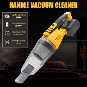 Cordless Vacuum Cleaner for Dewalt 20V Batteries, Car Vacuum Cleaner Portable with 3 Filter for Hard Floor Car Pet Hair Cleaning (NO Battery)
