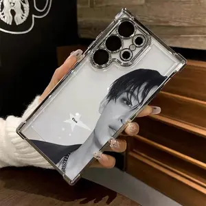 Kpop Singer Bangs Chans Phone Case Suitable for Samsung Galaxy S26 S25 S24 A57 A37 A07 A26 A36 A55 A35 A06 A16 A05 A14 A24 A34 A54 A15 A05S A25 A04e A04 S23 S22 S21 FE Ultra Plus Edge 4G 5G Anti Fall Transparent Soft Back Cover