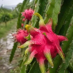 【SummerVibes】Dragon Fruit Seeds, Easy to Grow, High Germination Rate, Sweet Tropical Fruit-Non-GMO, Suitable for Indoor Outdoor Garden-
