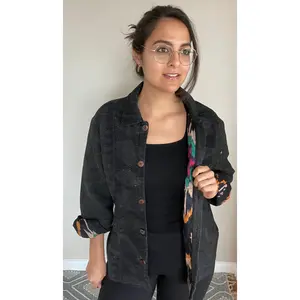 Reversible Vintage Kantha and Ikat Jacket- Small/Medium (Style 5)