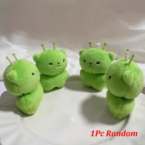 New Alien Cat Invasion Earth Handmade Doll Pendant, Super Soft Stuffed Animal Cute Accessory Gift, Adorable Decoration for Kids and Adults