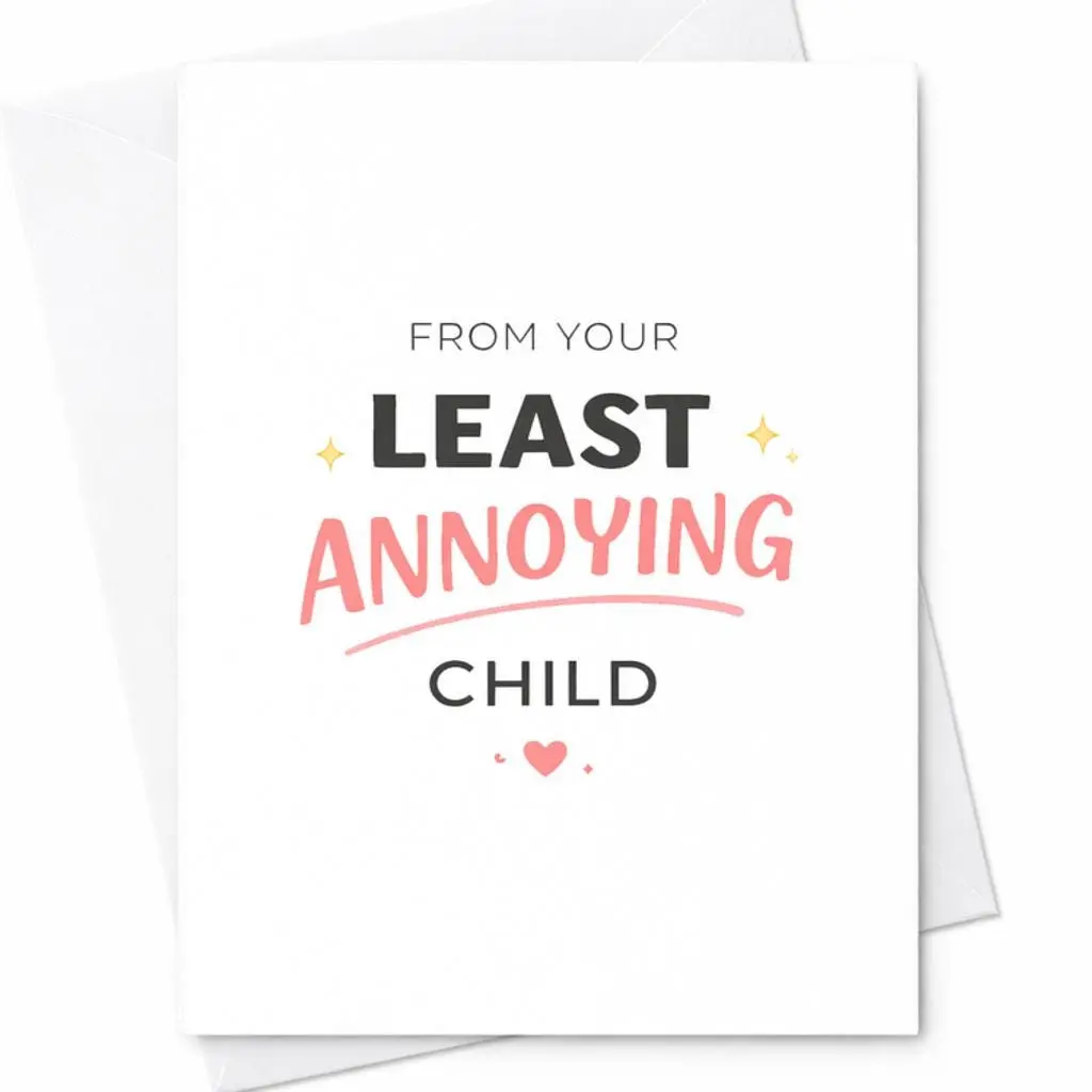 From Your Least Annoying Child