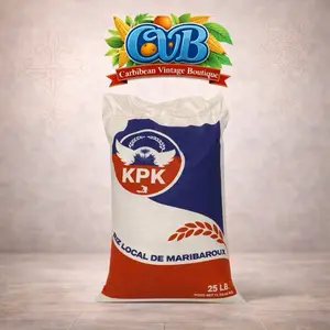 KPK Riz Local de Maribaroux Premium Haitian Rice 25 lb - Authentic Caribbean Vintage Boutique Quality Rice for Traditional Dishes - Natural