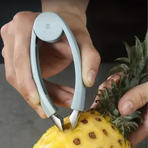 2pcs Stainless Steel Pineapple & berry Seed Remover Tool - Multi-Functional Kitchen Gadget with Ergonomic Handle Fruit Utensils Cartoon Pattern Drinking Cup Animal Costume Set for Dolls Square Glass Spice Jars Labels HD Transparent Lace Front Body Wave Wi