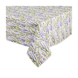 Design Imports 52"x52" Lavender Fields Printedablecloth